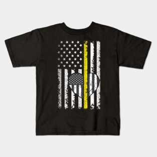 thin yellow line flag Kids T-Shirt